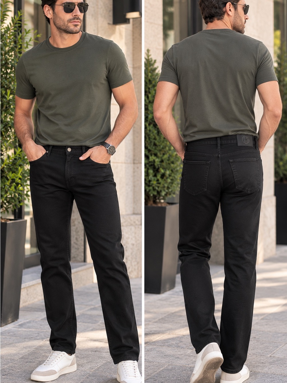 🌙✨🆕 Vintage Genes Black Slim Fit Men’s Jeans W28 L30